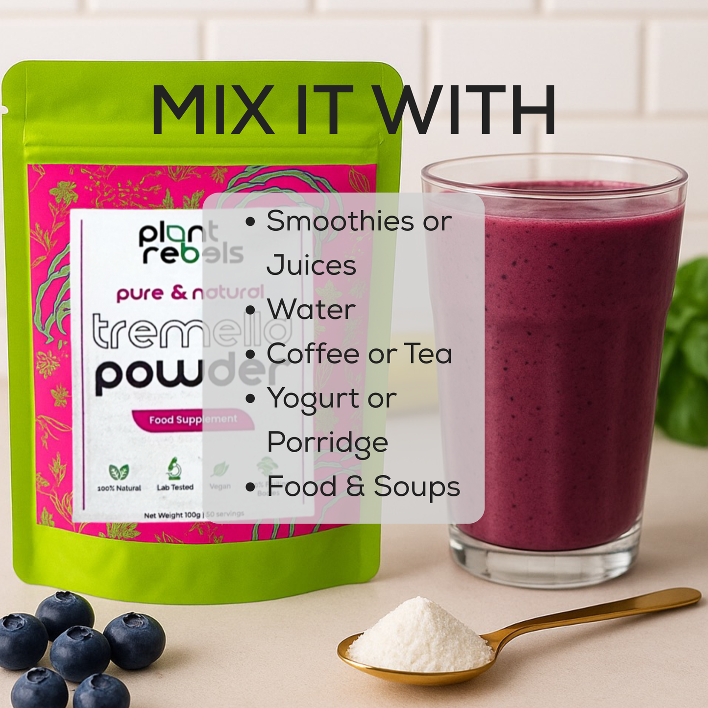 Natural Tremella Powder 100g